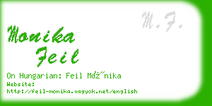 monika feil business card